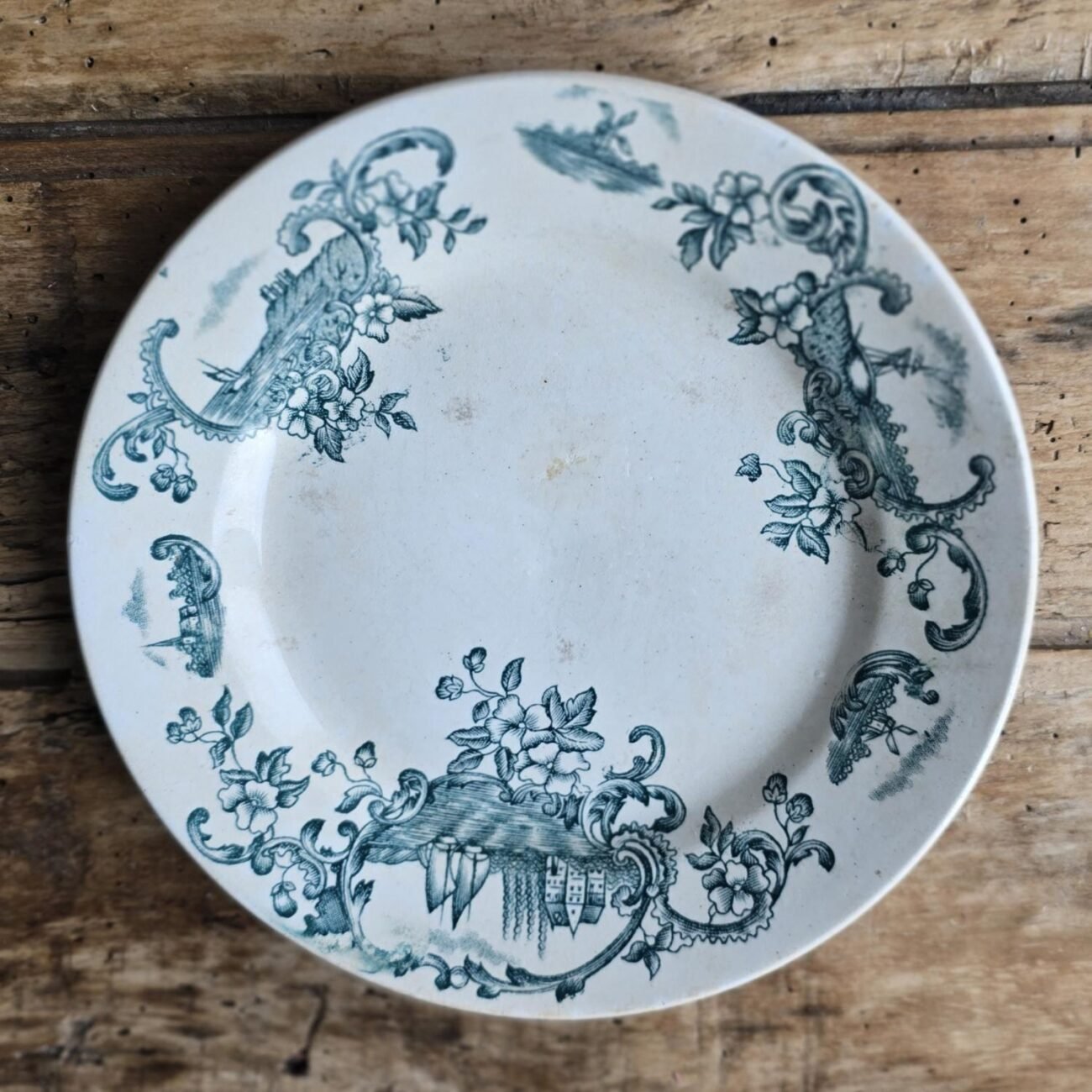 Assiette semi-creuse modèle Marine, Terre de fer – Image 5