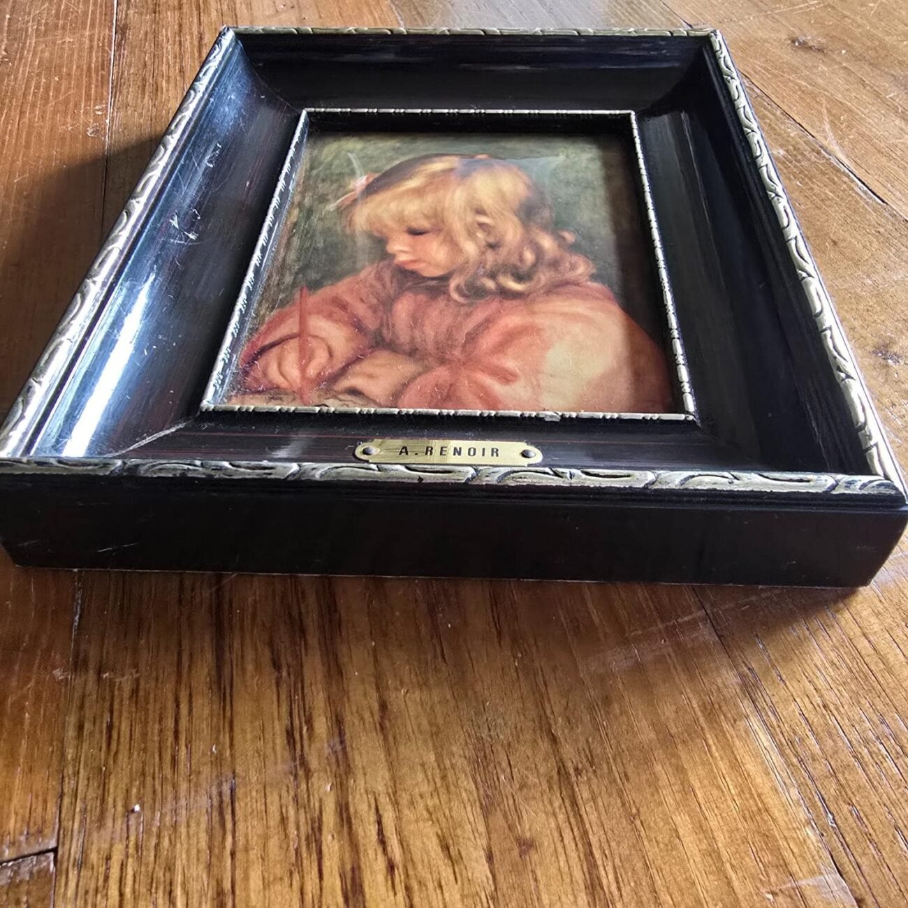 Petit cadre sur tissu matelassé, Renoir – Image 11