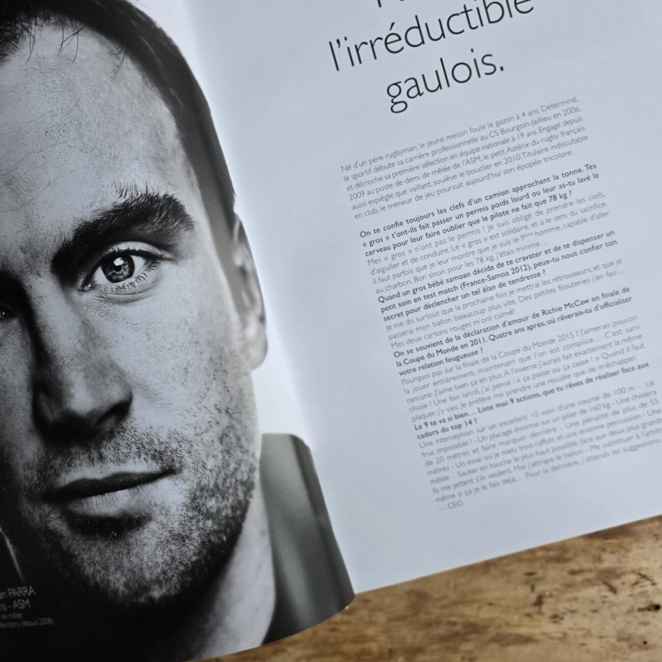 Livre "Gueules du Rugby", 2015 – Image 7