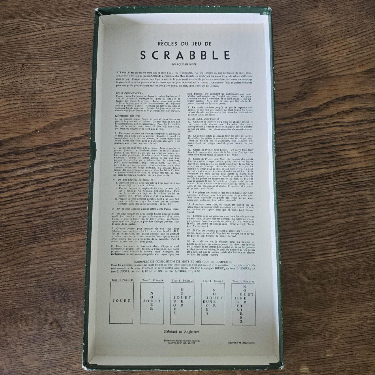 Scrabble – Édition Française – Années 1950 – Image 10