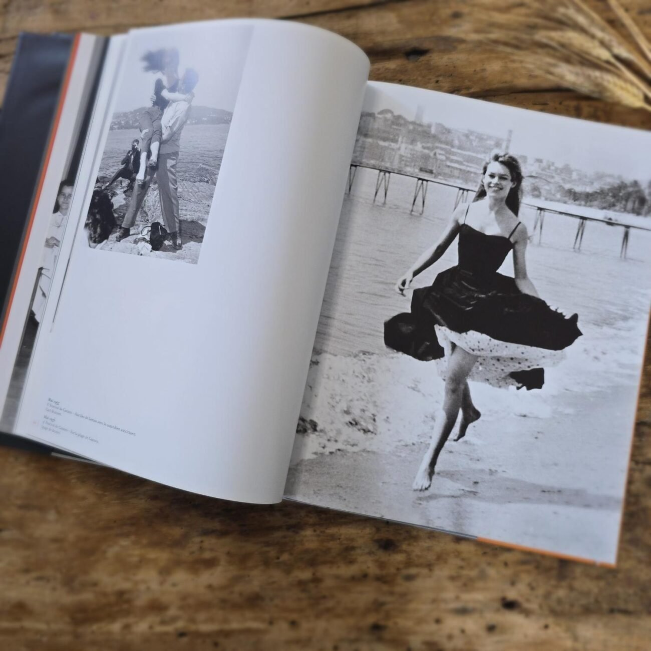 Page du livre 'Brigitte Bardot' - 2 photos noir & blanc N°2