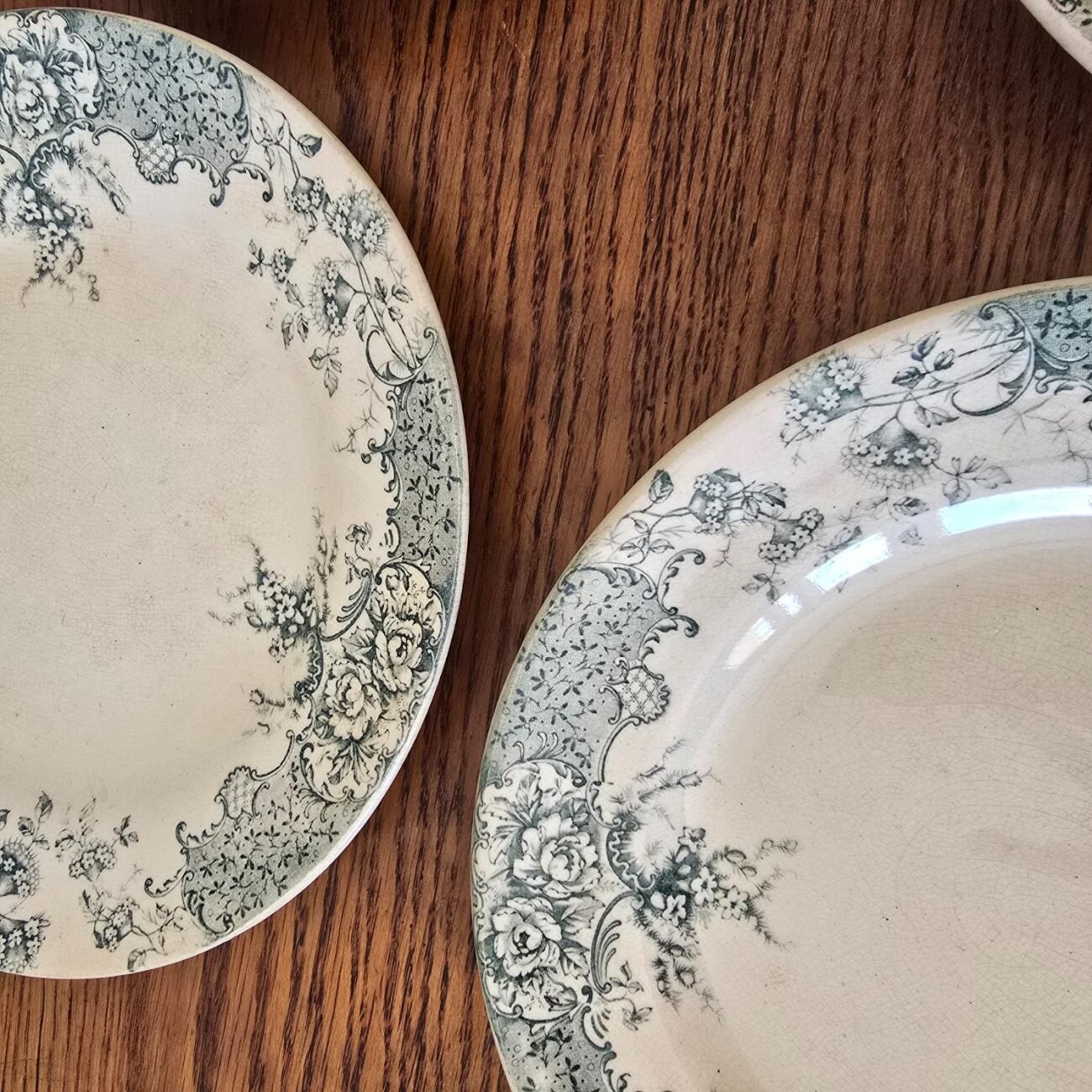 assiettes-anciennes-boulenger-choisy-le-roi-terredefer-fecamp-