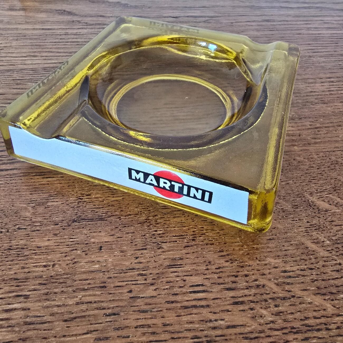 Objet publicitaire Martini rétro ambré